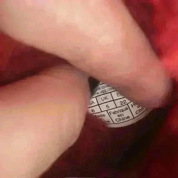 New UGG Toddler size 6 Samba Red Bailey Bow II boots - Picture 7 of 9